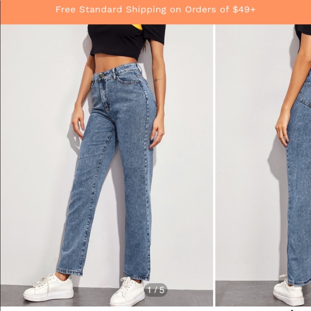 High Rise Mom Jeans - Picture 2 of 2